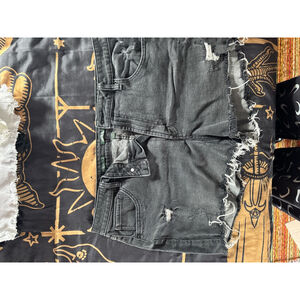 Women's Wild Fable Black Denim Shorts Size 18
